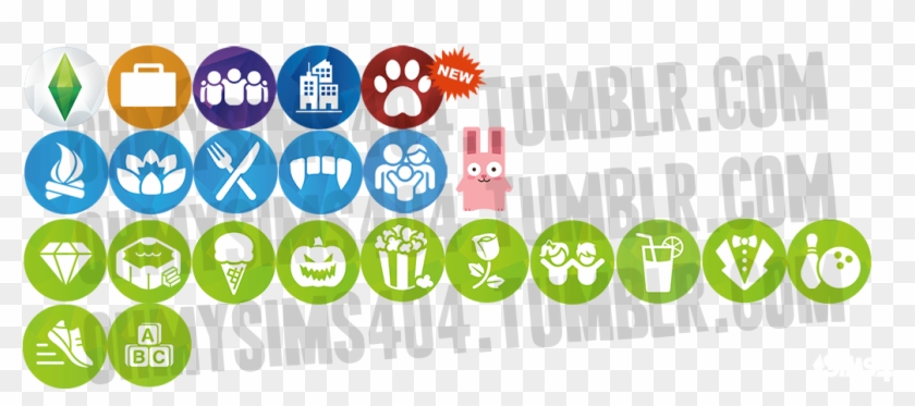 How To Use - Sims 4 Pack Icons Clipart