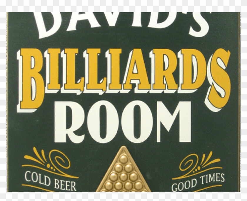 Personalized Billiards Room Mc Wood Sign Wood Signs, - Triangle Clipart #431427
