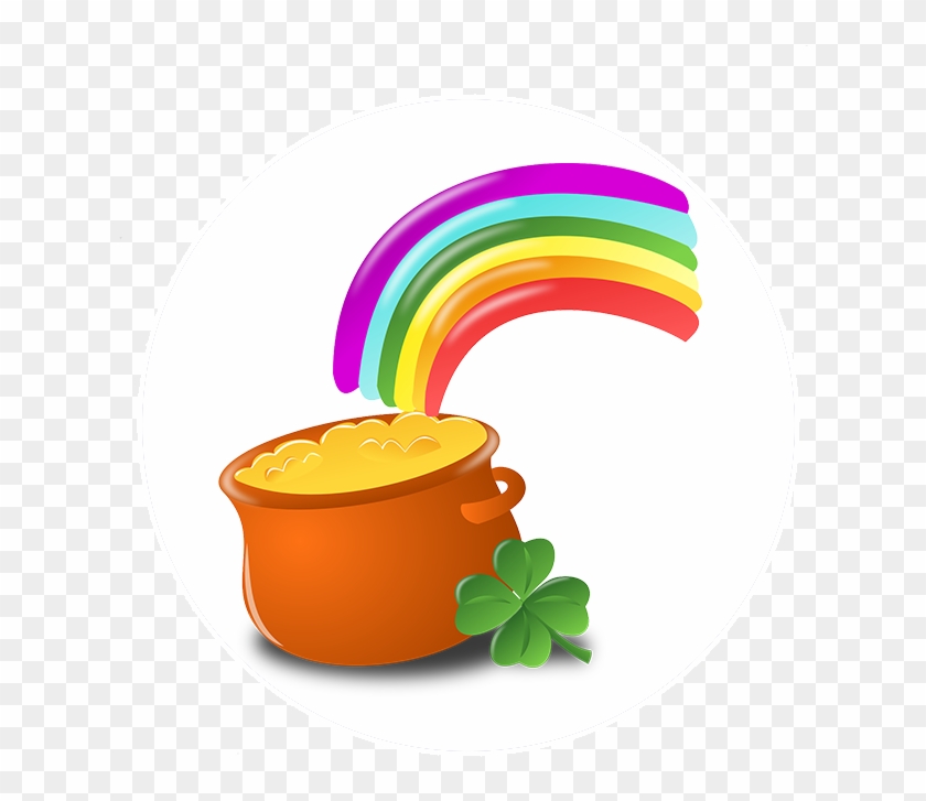 Luck Of The Irish Pot Of Gold - St Patrick's Day Slots Clipart #431540