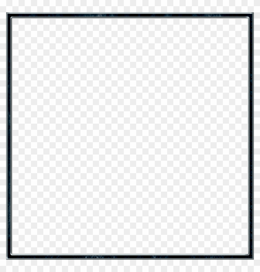 Square White Frame Png - Black Square Frame Png Clipart #431572