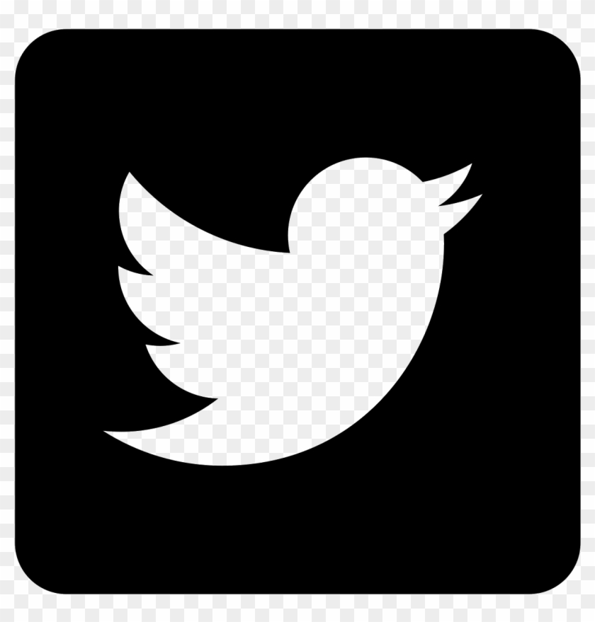 Logo Twitter Black Png - Twitter Icon Hd Clipart #431647