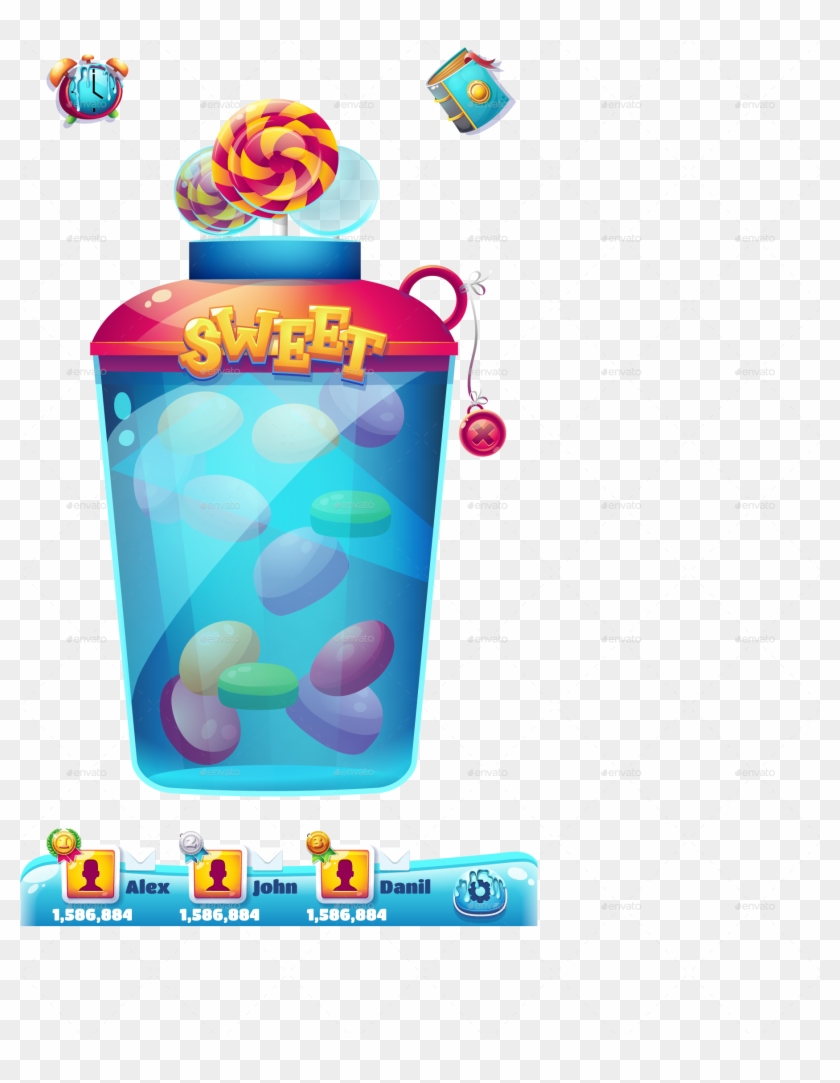 Sweet World Mobile Gui Pack Clipart , Png Download Transparent Png