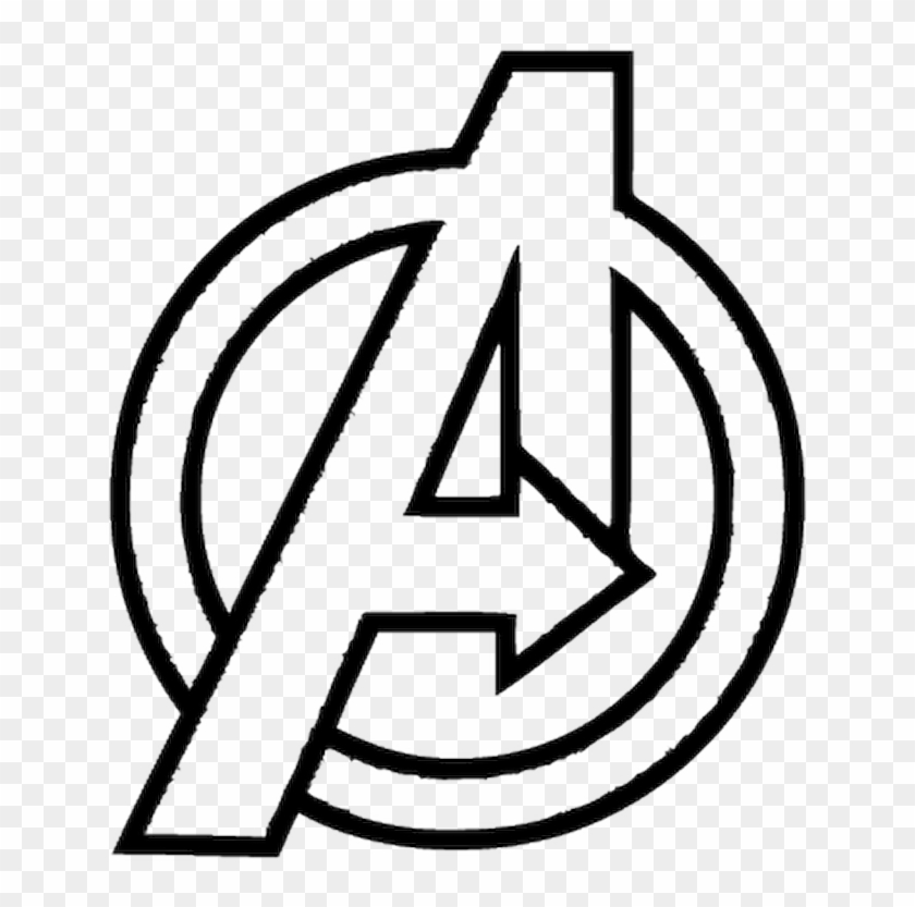 18573 Avengers Vetement Logo - Avengers Logo White Png Clipart