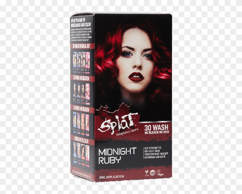 Splat 30 Wash No Bleach Semi-permanent Hair Dye Kit - Splat 30 Wash Hair Dye Clipart