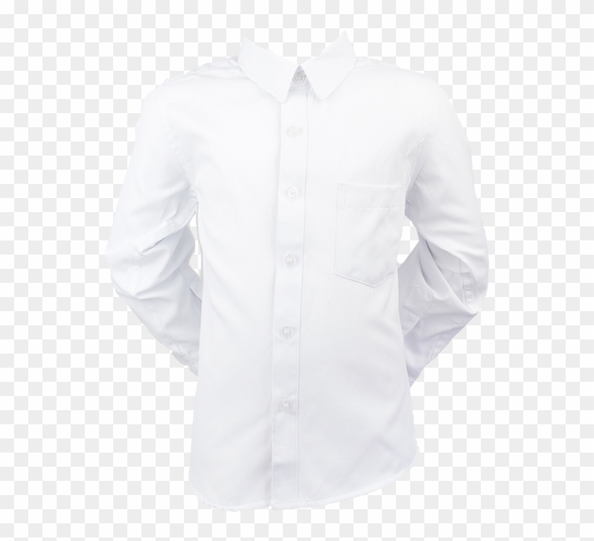 Formal Boys Shirt White 00-5 - Formal Shirt Png Clipart #432734