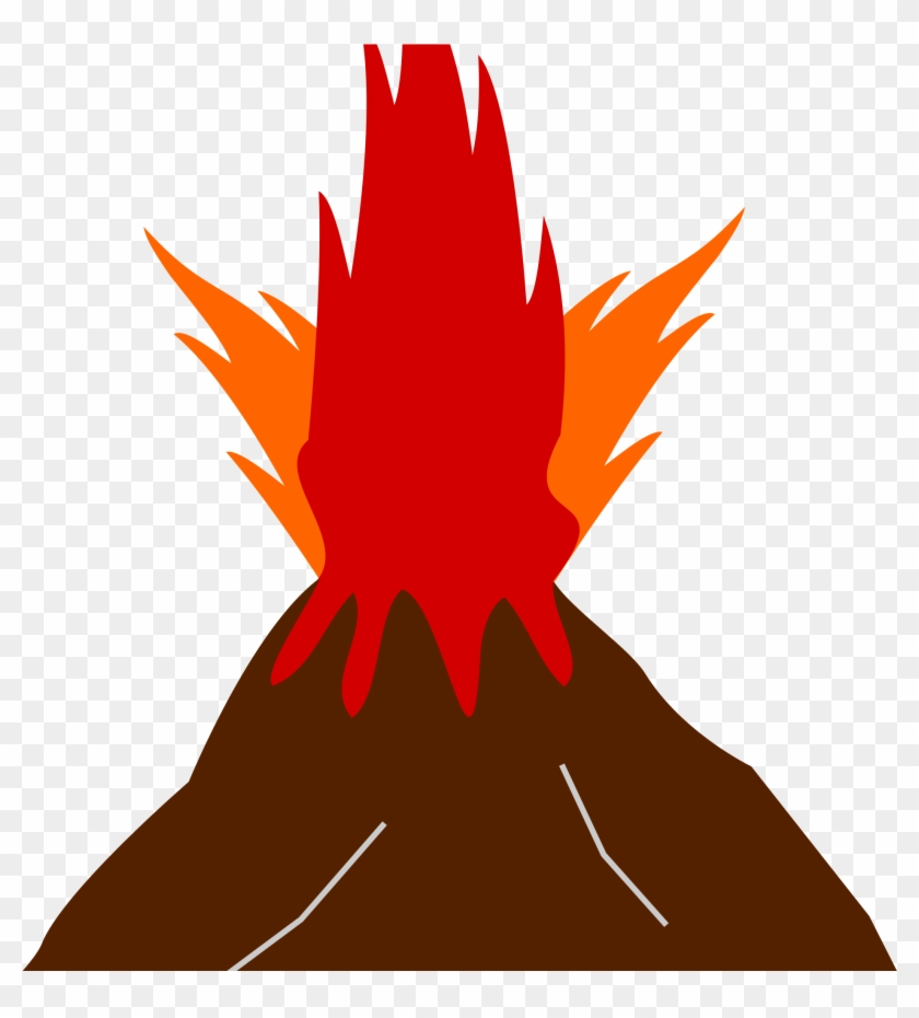 Volcano Clipart Vulcano - Volcano Png Icon Transparent Png