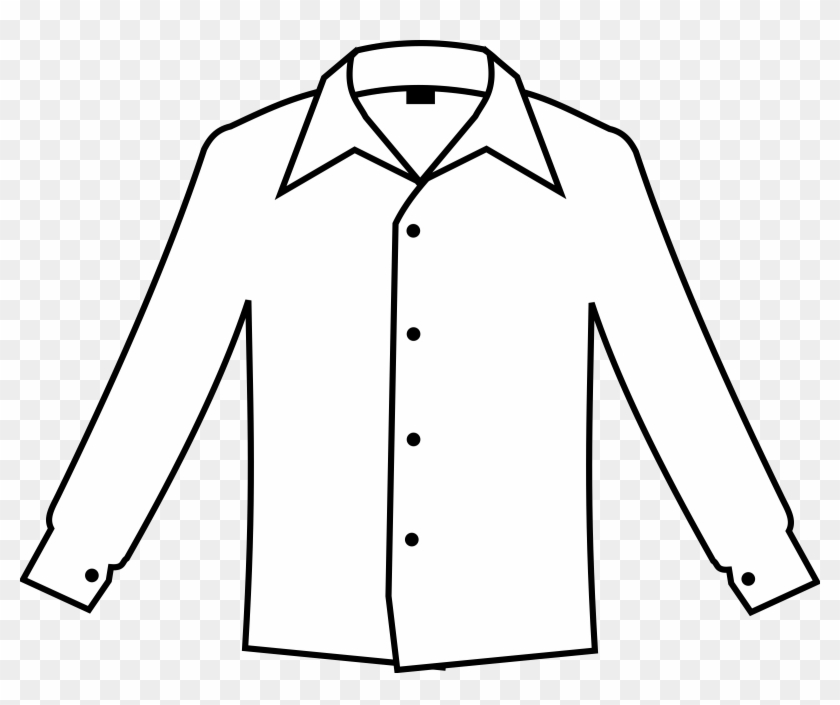 Big Image - White Shirt Clip Art - Png Download