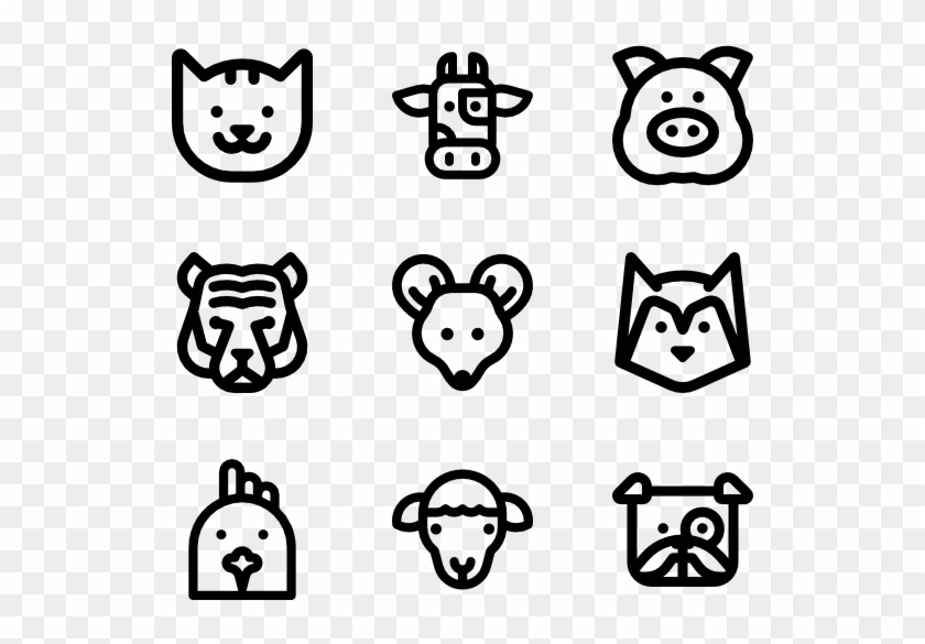 Animals - Hand Drawn Icon Png Clipart