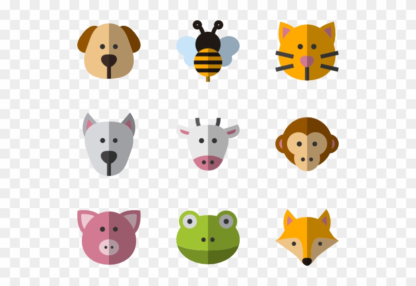 Animals Icon Packs Vector Icon Packs Svg Psd Png - Zoo Animals Icons Clipart #433663