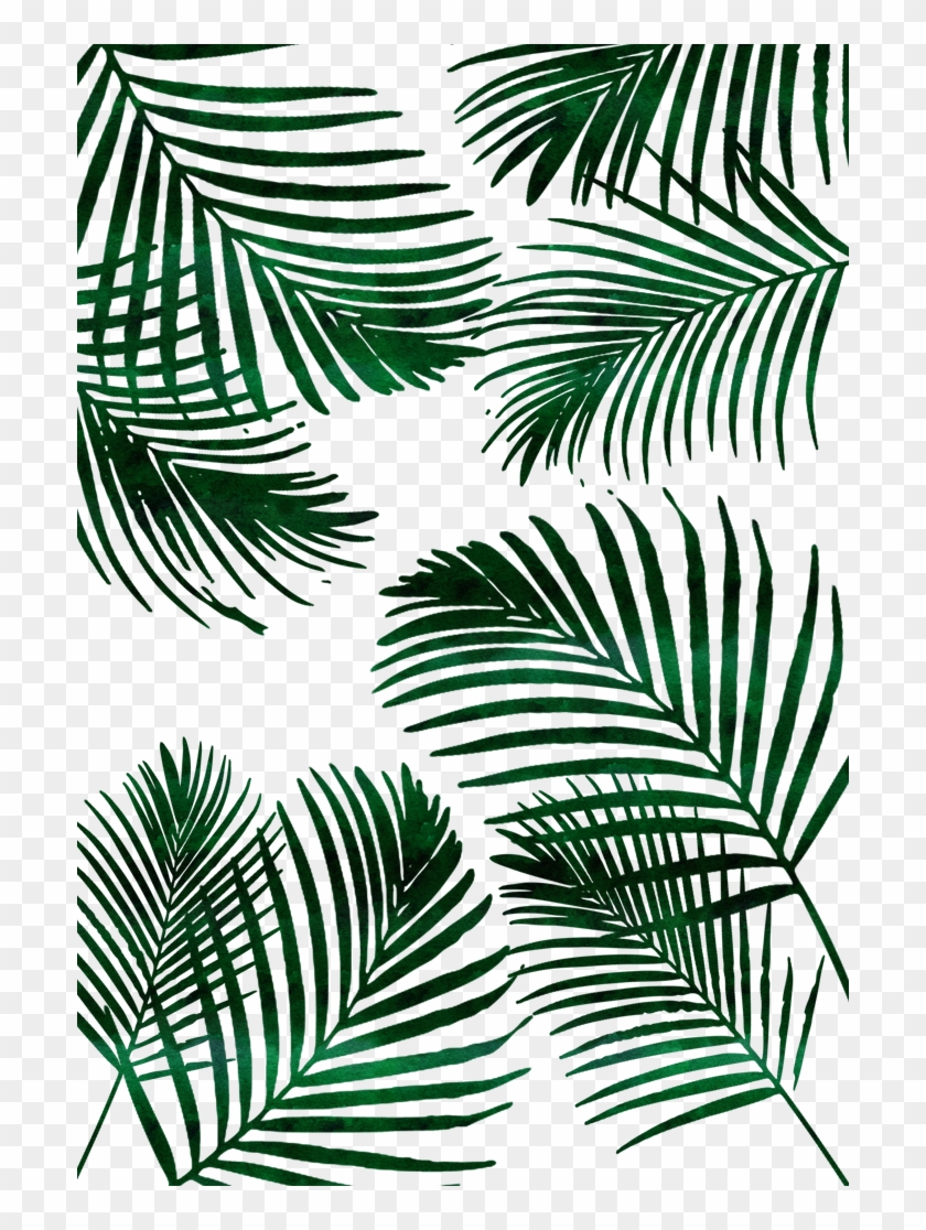 700 X 1036 16 - Palm Leaves Beach Towel Clipart #433705