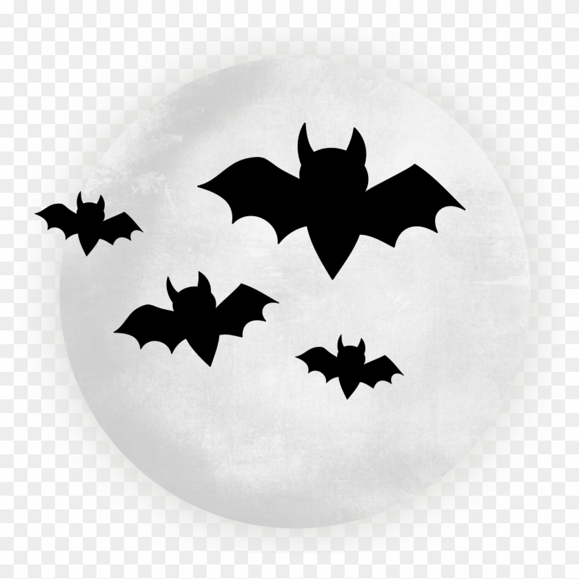 Clip Royalty Free Download Large Transparent With Bats - Clip Art Transparent Halloween - Png Download #433706