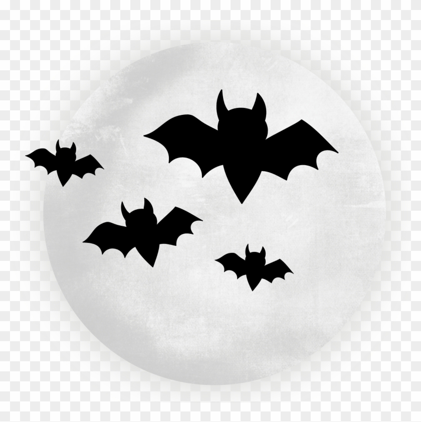 Clip Royalty Free Download Large Transparent With Bats - Clip Art Transparent Halloween - Png Download