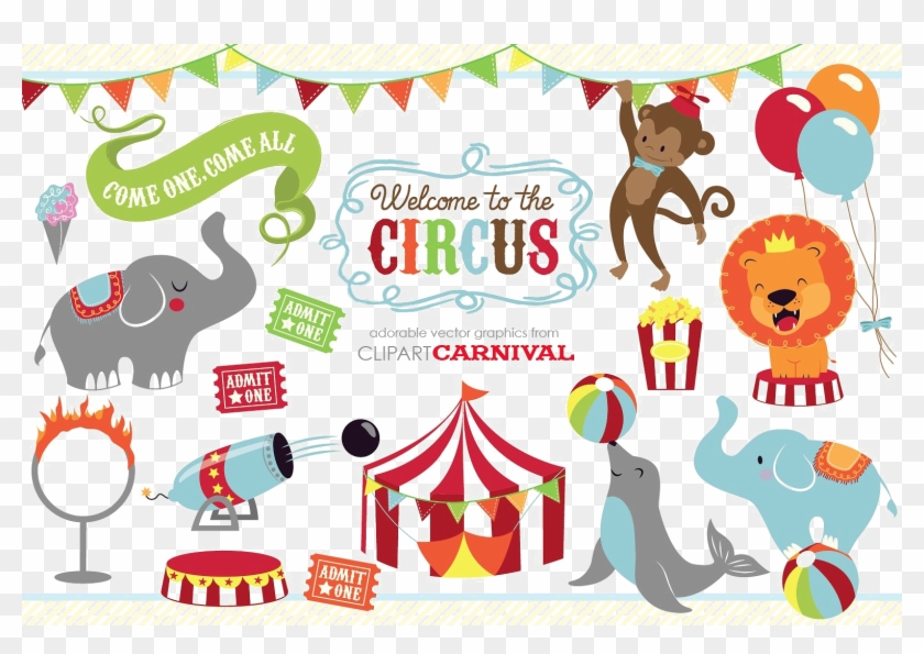 Circus Animals Png Image With Transparent Background - Circus Clip Art