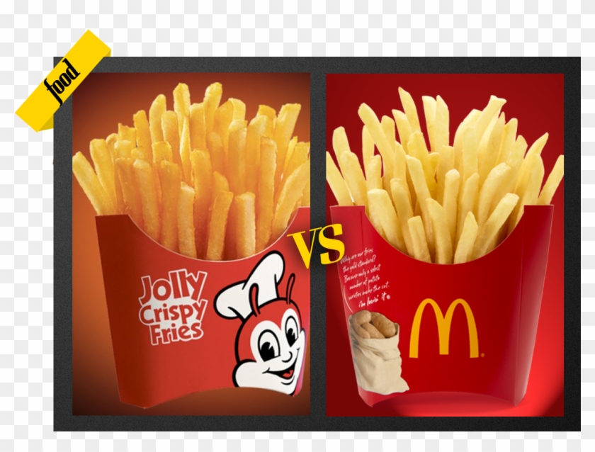 Jollibee Vs - Mcdonald's - Mcdonalds French Fries Box Clipart #433966