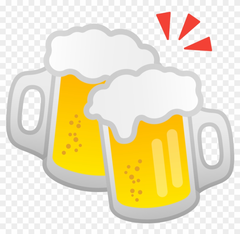 Clinking Beer Mugs Icon - Caneca De Chopp Png Clipart