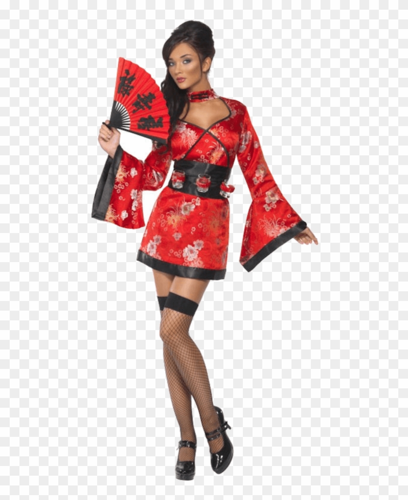Geisha Halloween Costume Clipart #434131