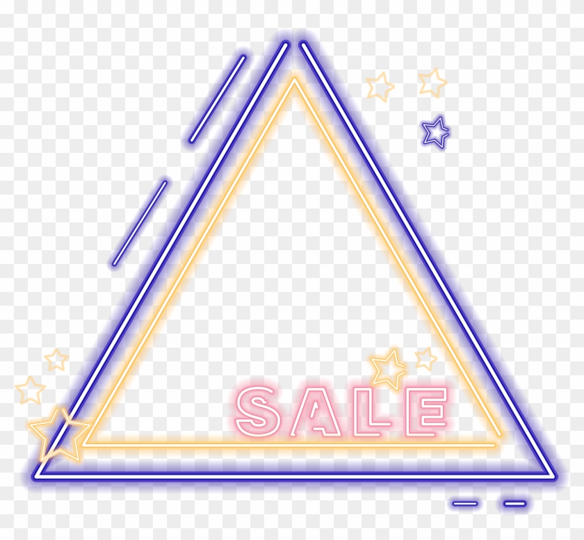 E Commerce Border Neon Elements Png And Vector Image Clipart
