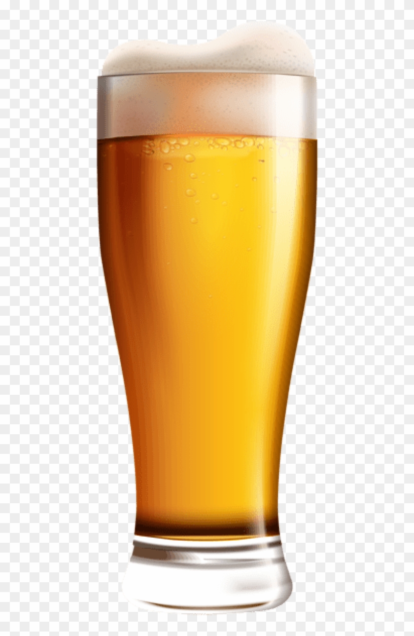 Download Glass With Beer Png Images Background - Glass Of Beer Png Clipart #434375