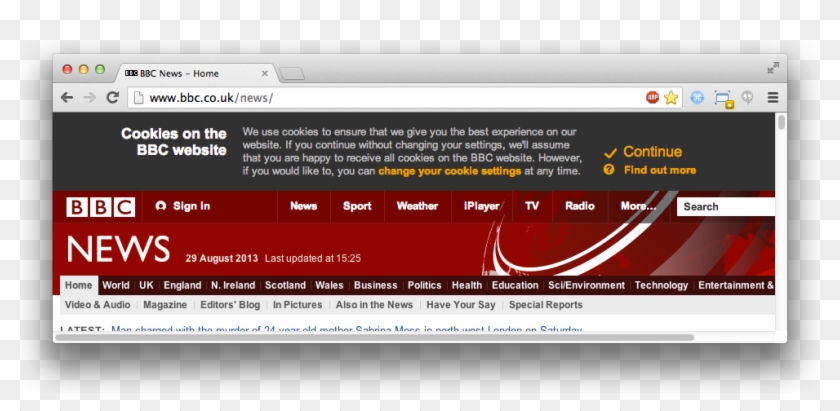 Images/bbcnews-cookies - Website Cookies Warning Clipart