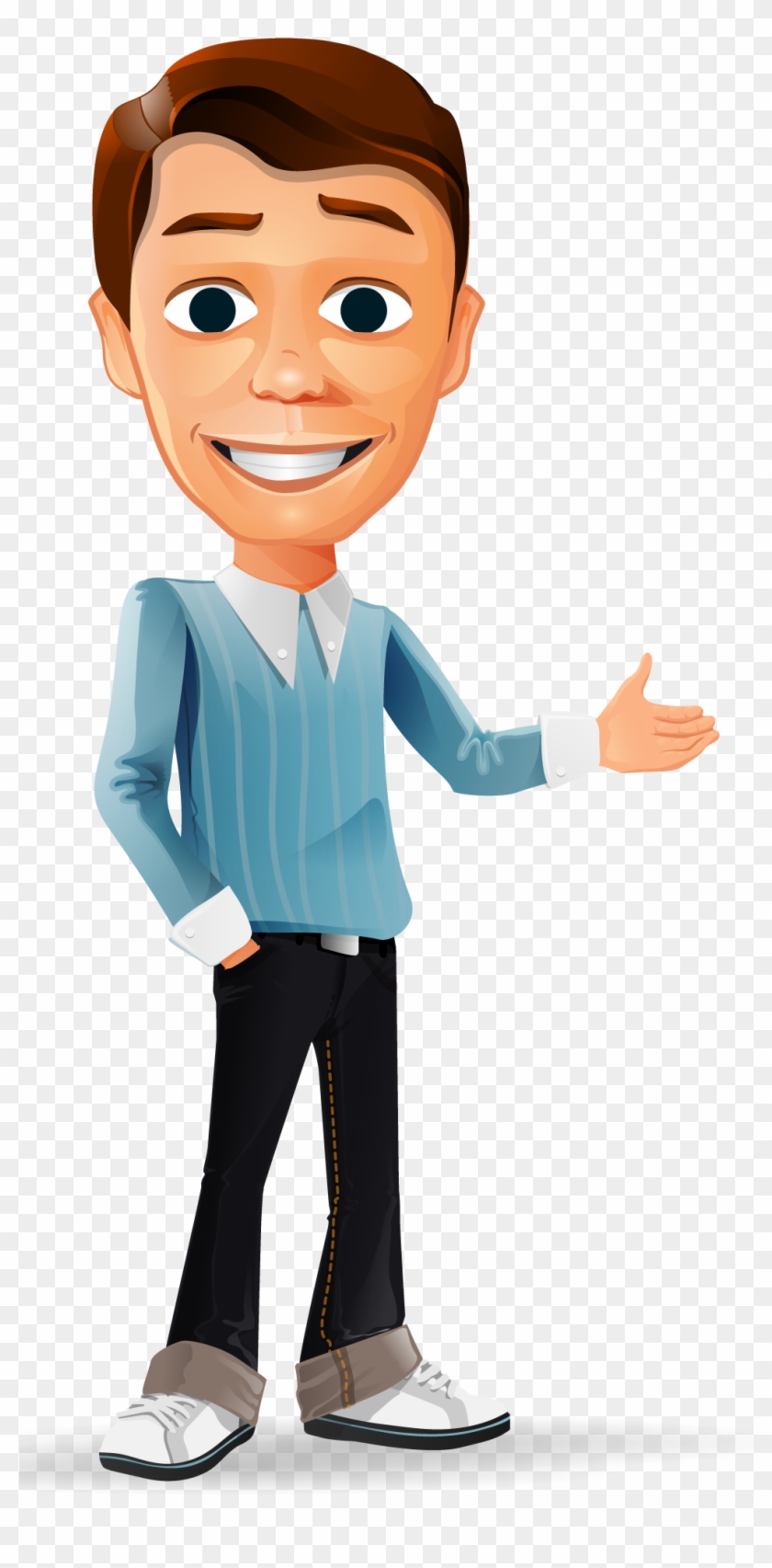 Businessman Vector Png - Animation Png Clipart
