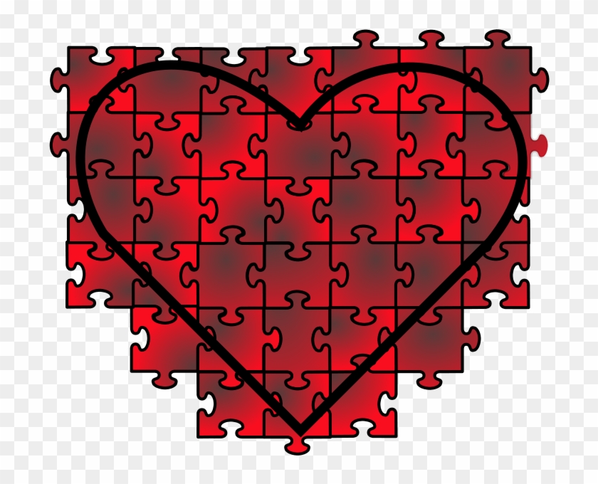 Free Stock Photo - Heart Puzzle Transparent Background Clipart #434606