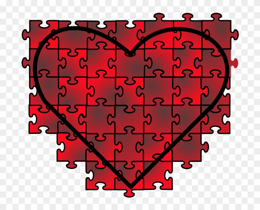 Free Stock Photo - Heart Puzzle Transparent Background Clipart