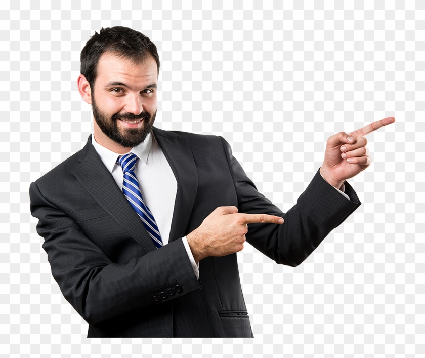 Source - - Businessman Pointing Png Clipart #434641