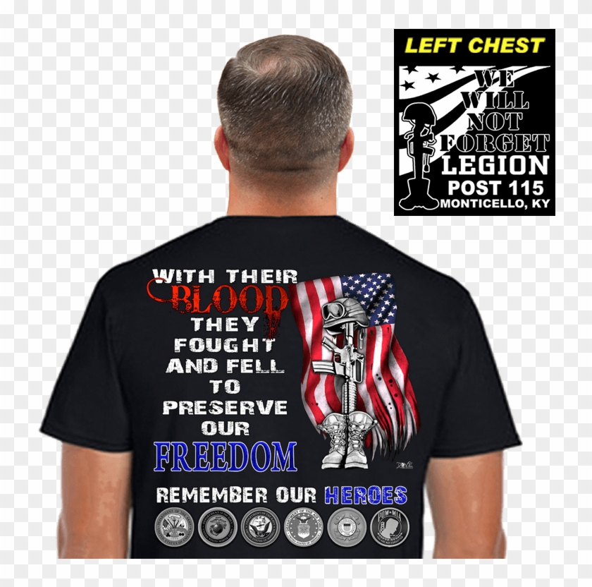 Memorial Day Shirts Legion, Veteran's Shirt, Dovedesigns - Active Shirt Clipart #434752