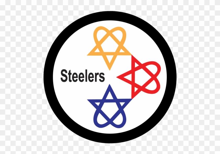 Pittsburgh Steelers Nfl Logo, Pittsburgh Steelers, - Heartagram Tattoo Clipart #434830