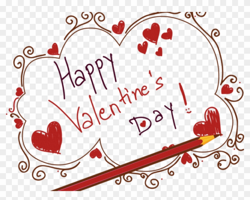 Happy Valentine's Day Png Transparent Images - Valentine's Day Art Png Clipart #435051