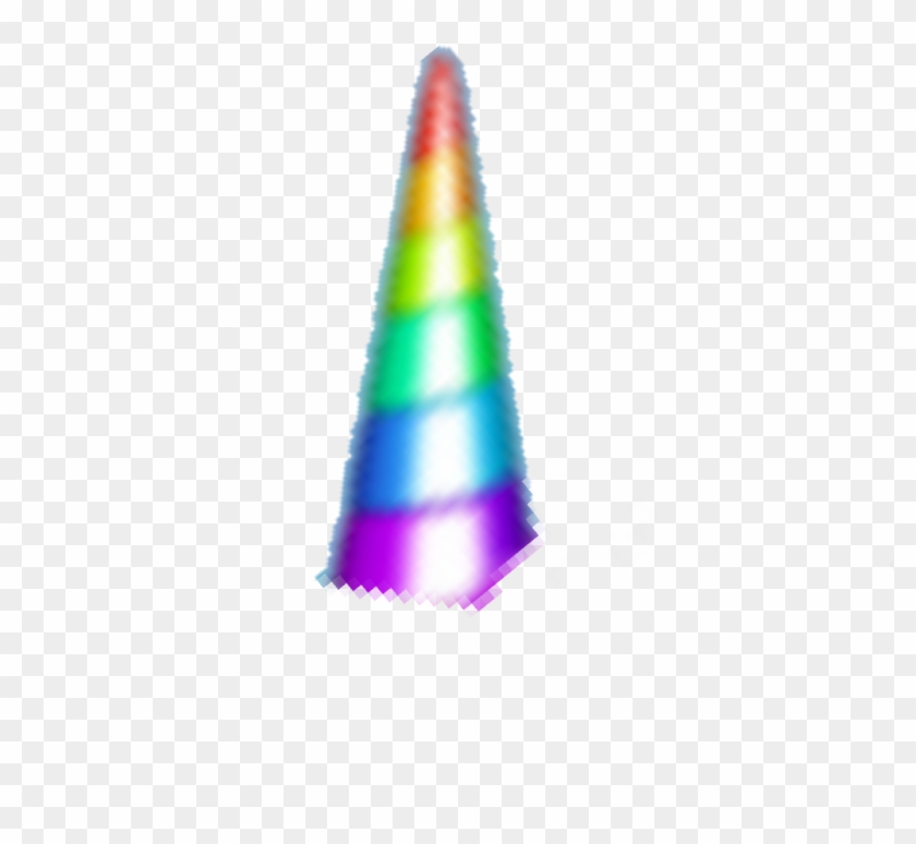 Unicorn Unicornhorn Horn Filter Snapchat Rainbow Cute - Triangle Clipart #435091