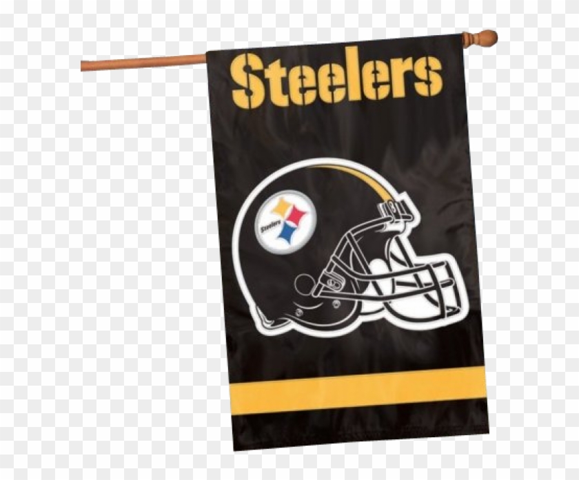 Image Of Nfl Pittsburgh Steelers Banner House Flag - Pittsburgh Steelers Iphone Wallpaper Hd Clipart