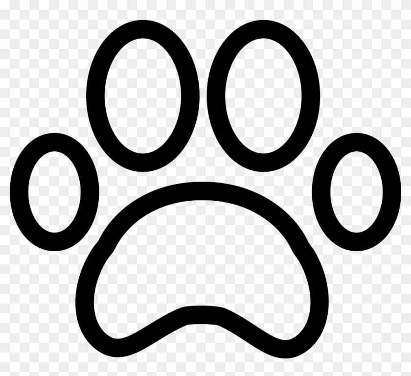 Png File Svg - Dog Paw Outline Png Clipart #435238