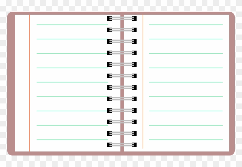 Notebook - Clip Art Agenda - Png Download