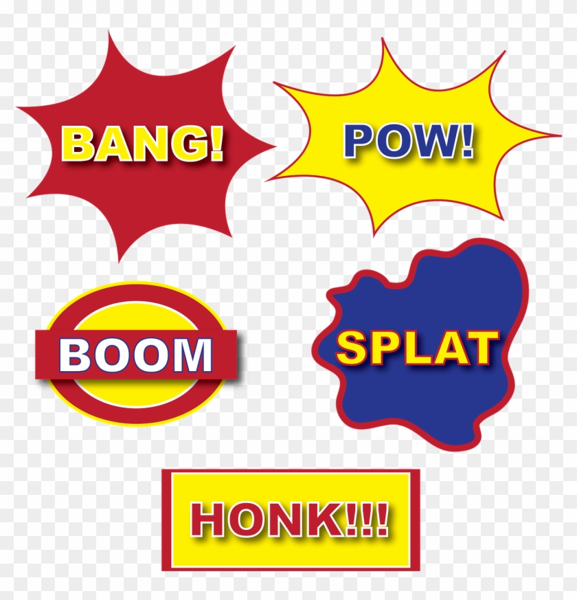 Comic Book Superhero Thought Bubble - Superhelden Logos Zum Ausdrucken Clipart