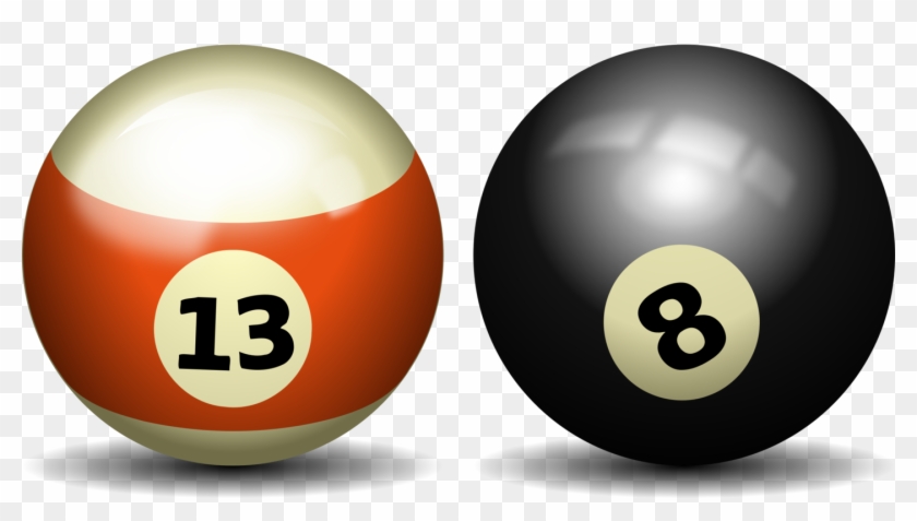 Free Table Art Download Clip On Balls - Pool Ball Transparent Background - Png Download #435449
