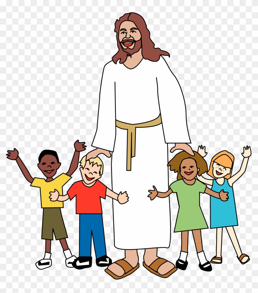 Jesus With Children Clipart At Getdrawings - Jesus With Children Clipart - Png Download #435458