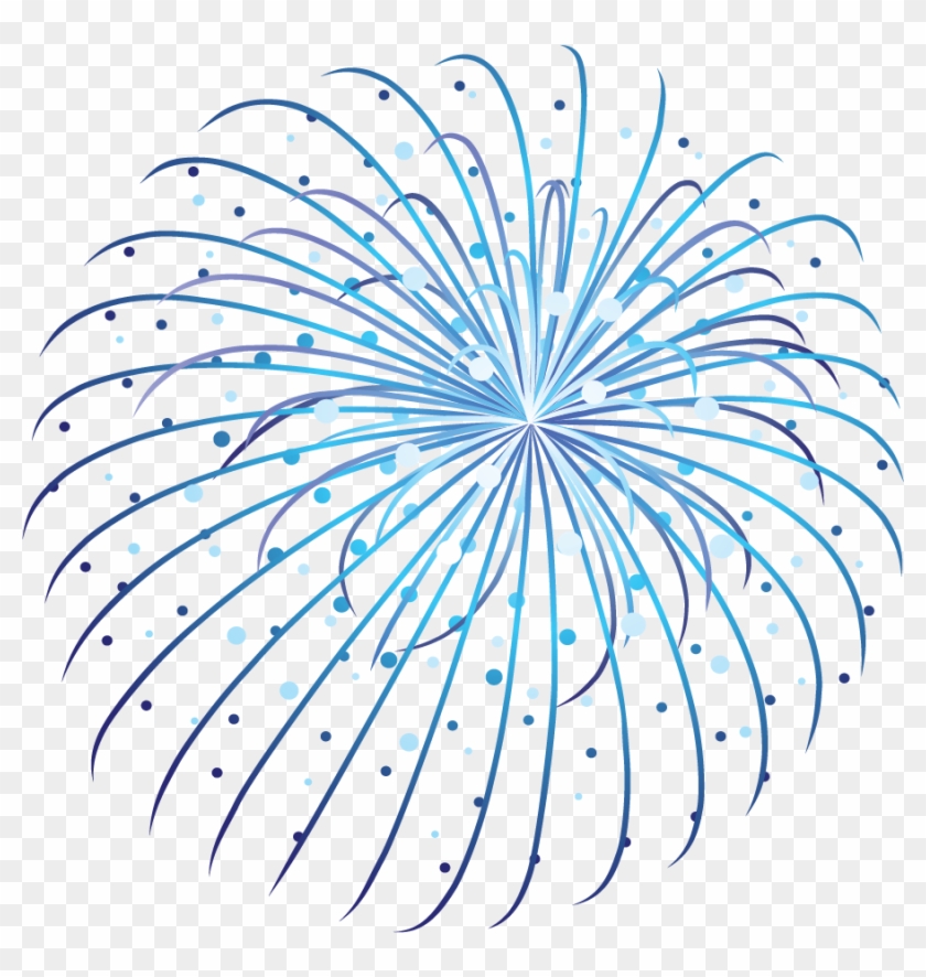 Buncee - New Year Fireworks Png Clipart