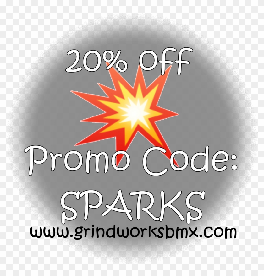 20% Off All Orders Use Promo Code Sparks At Checkout Clipart
