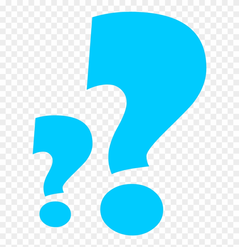 Cute Question Mark - Blue Cute Question Mark Clipart