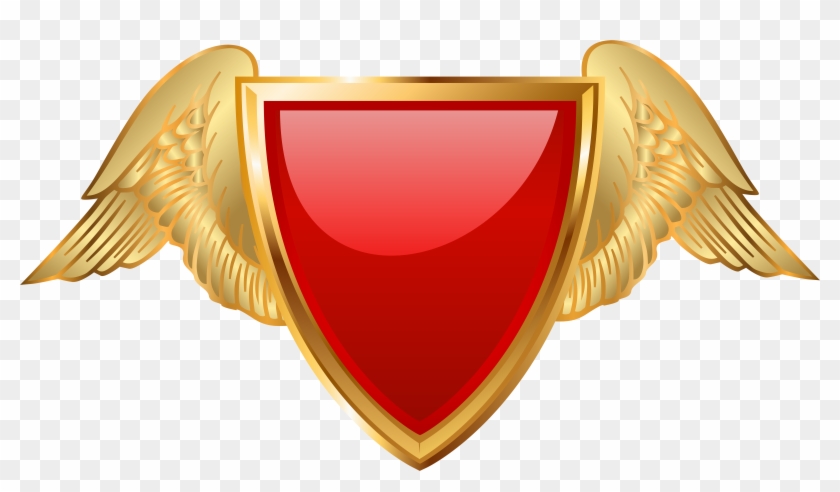 8000 X 4311 12 - Shield And Wings Png Clipart