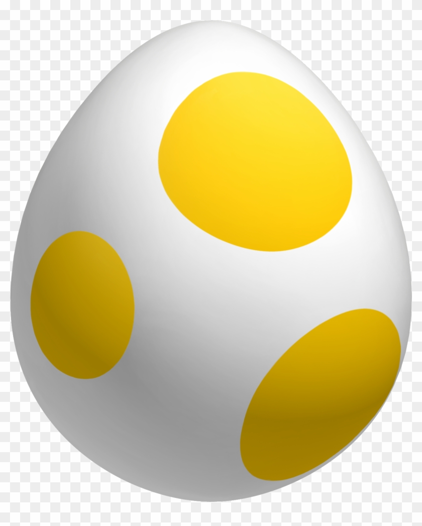Yellow Yoshi Egg Clipart