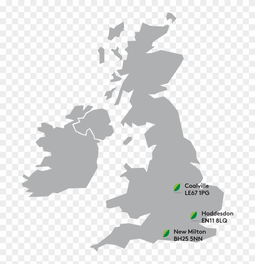 10367 Contact Us Map - United Kingdom Vector Clipart