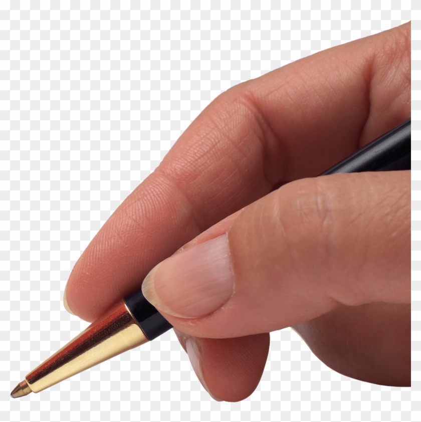 Download - Hand With Pen Png Clipart #436413