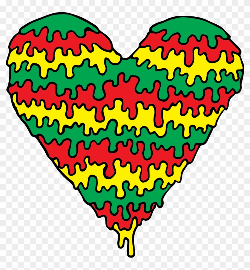 Messy Heart Vector - Dripping Heart Png Clipart #436436