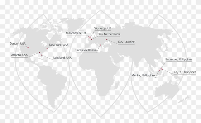 Business Process Outsourcing And Accounts Payable Automation - Blank World Map Green Clipart