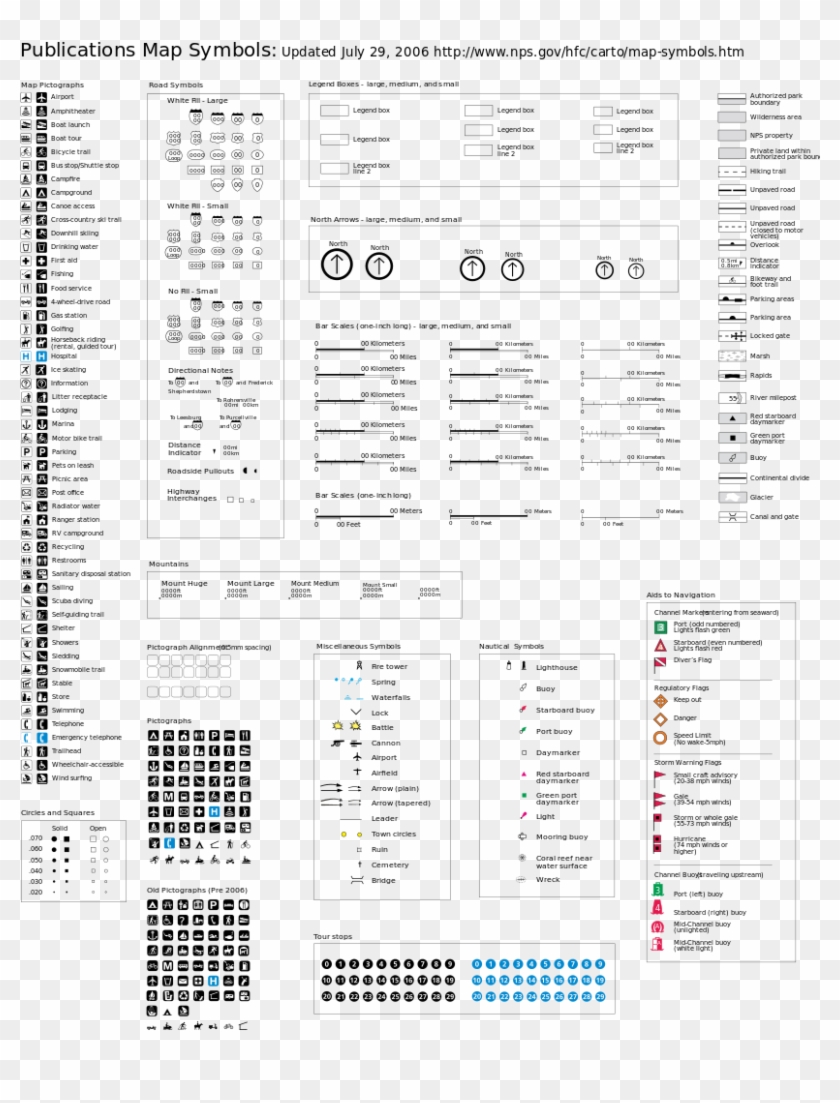 Map Symbols Us Nps - Us Military Map Symbols Clipart