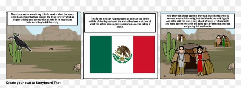 The Aztecs Were A Wondering Tribe In Mexico When The - Flag Of Mexico Clipart #436758