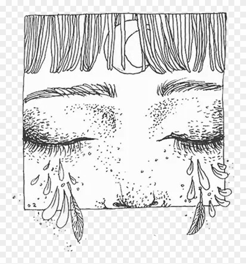 Anime Png Tears Face Freetoedit - Drawing Clipart