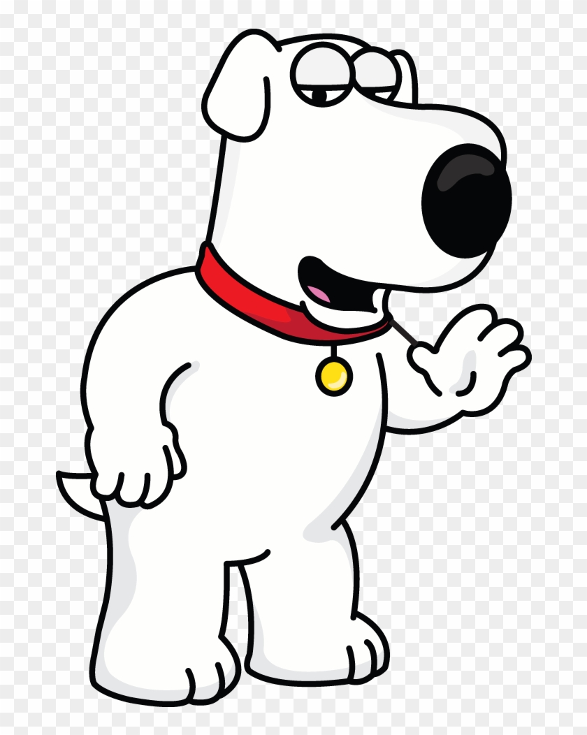 How To Draw Brian Griffin From Family Guy, Cartoons, - Brian Family Guy Png Clipart #437107